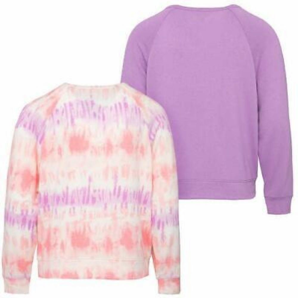 Lucky Brand Girls' Youth Long Sleeve Tees, 2-pack